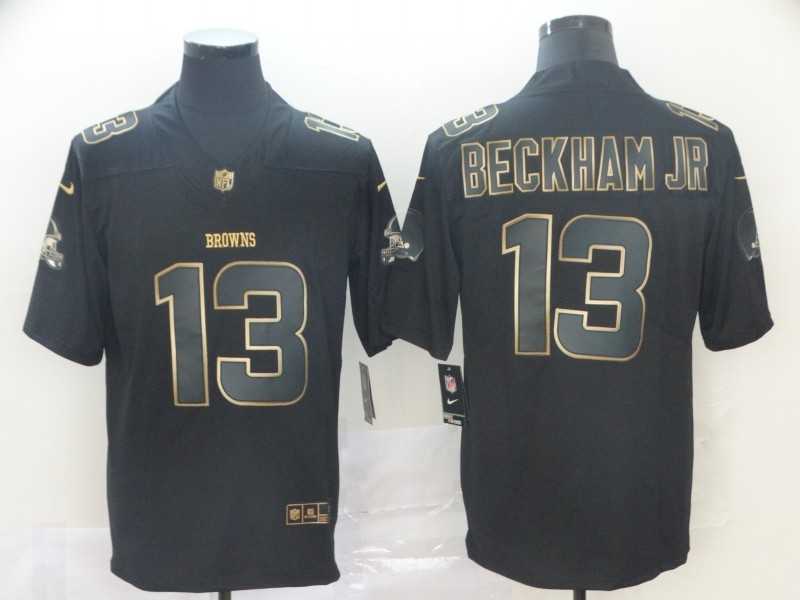Nike Browns 13 Odell Beckham Jr Black Gold Vapor Untouchable Limited Jersey,We sell and wholesale Nike Browns 13 Odell Beckham Jr Black Gold Vapor Untouchable Limited Jersey on line form chian!